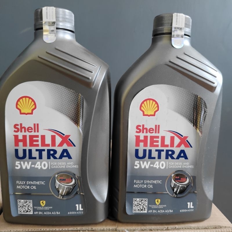 Oli Mesin Shell Helix Ultra 5W-40 Fully Synthetic 1L Original