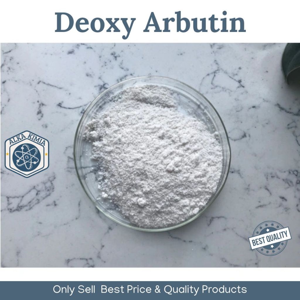 Deoxy Arbutin Powder 10gr / Asli Deoxy Arbutin Whitening Agent / Bahan Aktif Pemutih Bubuk Deoxy Arb