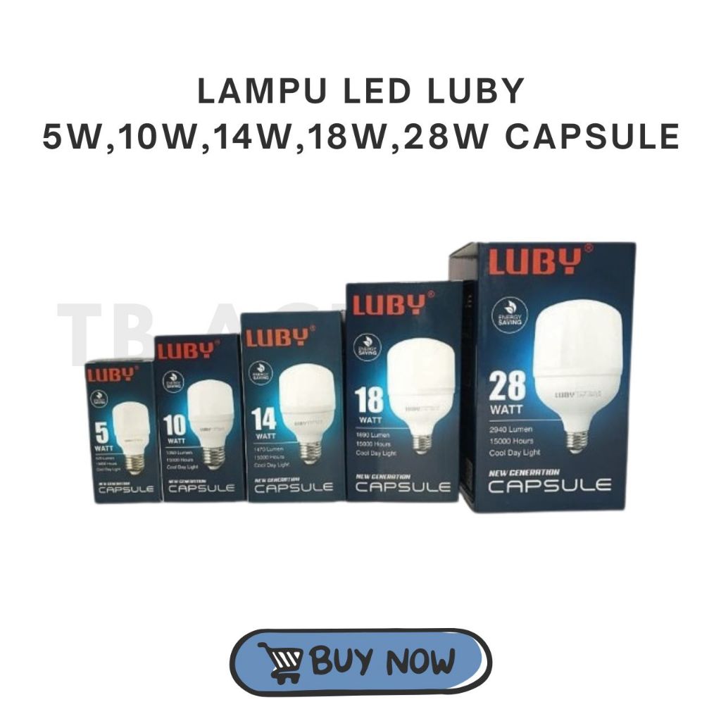 Lampu Led LUBY Classic & Led LUBY Capsule. Original
