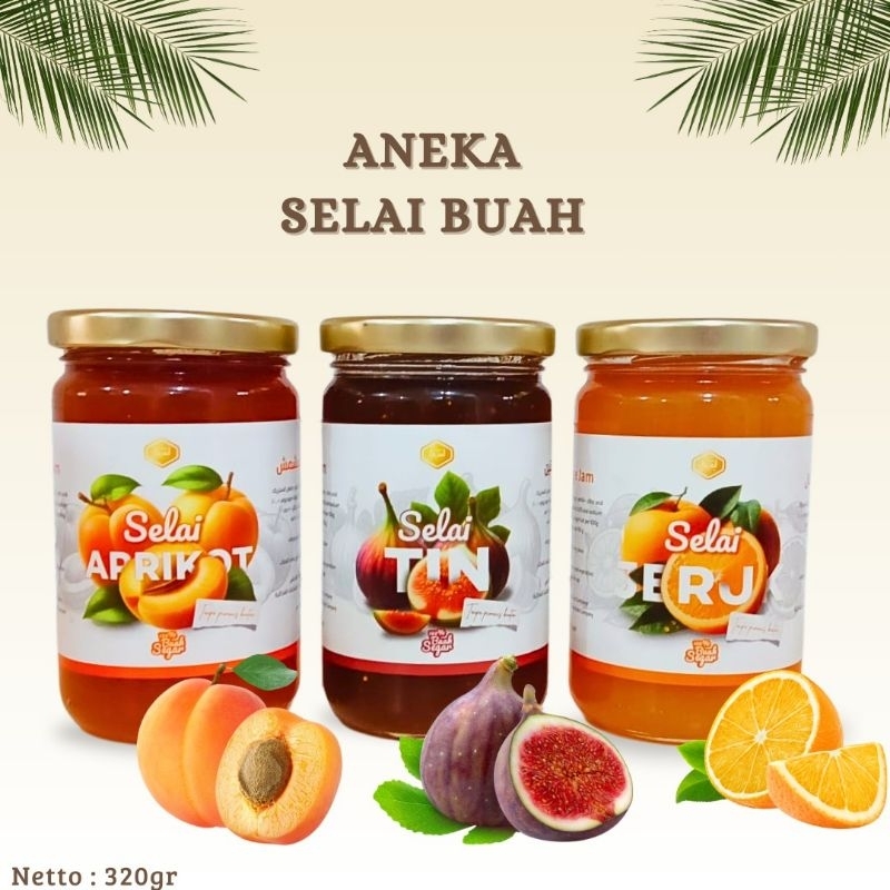 

Ready Selai buah organik (100%buah asli dan segar)
