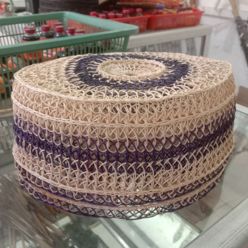 songkok peci rotan asli kalimantan