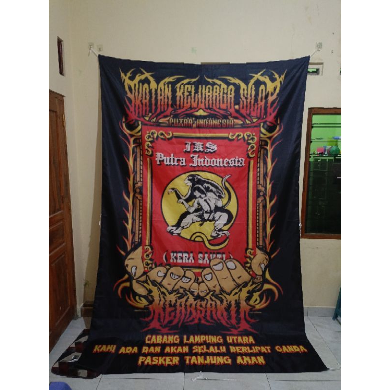 BENDERA FULL PRINTING IKSPI//BISA REQUEST DESAIN//BISA PAKAI DESAIN SENDIRI