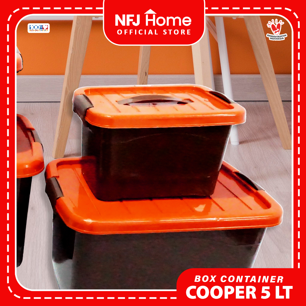 Arwana_Berry Nfj Box Container Cooper 5 Liter - Container Box Plastik Kotak Penyimpanan Barang - Box