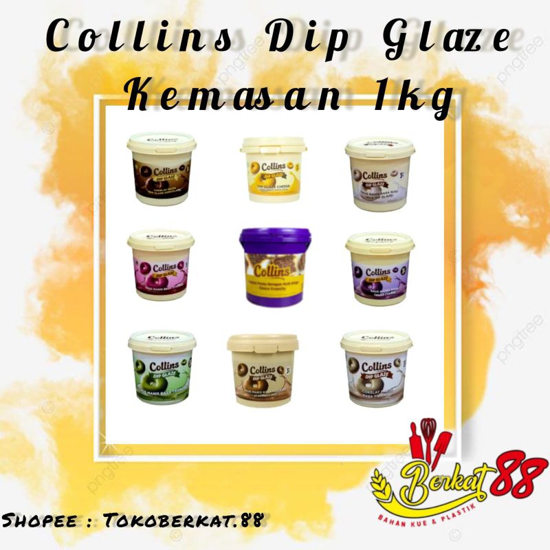 

COLLINS DIP GLAZE KEMASAN 1KG