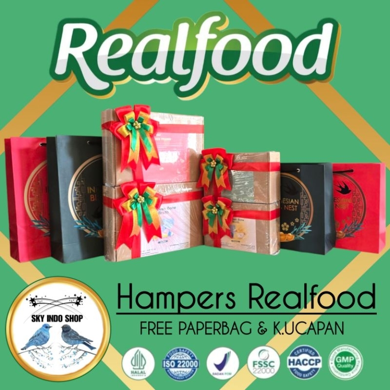 

Hampers Realfood ( P.12 Jar & Trial 6 Jar ) Isi Minuman Sarang Burung Walet & Chicken Bone Broth