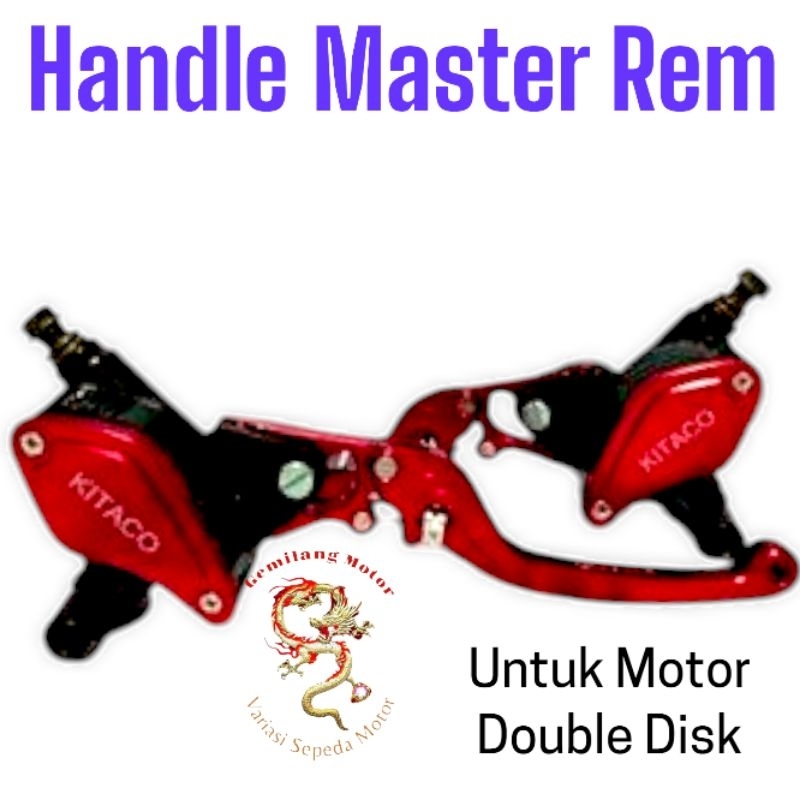 HANDLE MASTER REM KITACO TABUNG OVAL KOMPLIT HANDLE REM KANAN KIRI 2 TABUNG OVAL NMAX PCX VARIO 160 