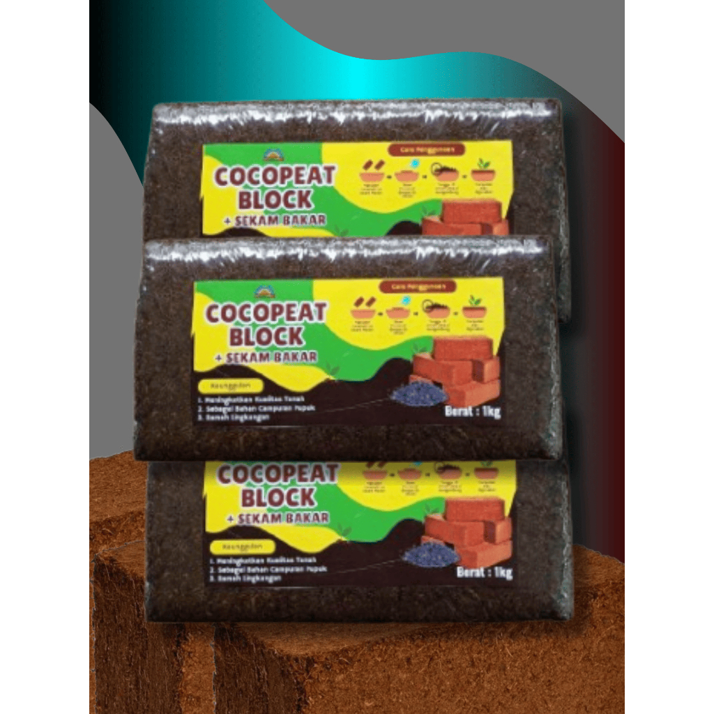 TERBAIK  Cocopeat Lembaran, Cocopeat Media Tanam, Cocopeat Media Tanam 1Kg