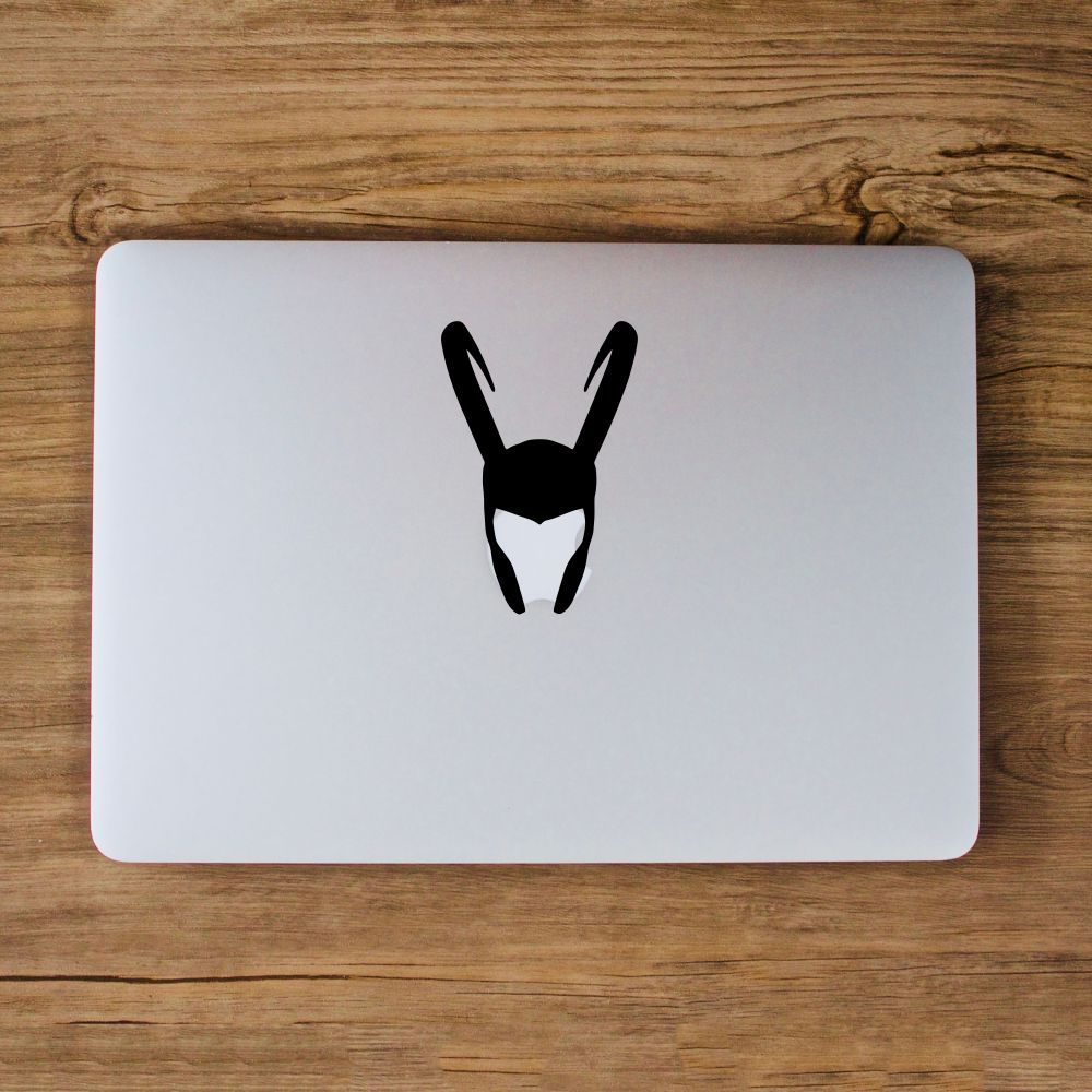 Stiker Tanduk Loki - Loki Crown Horns - Laptop Macbook Sticker