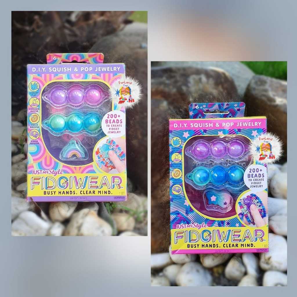 Fidgiwear Rainbow DIY Squish & Pop Jewelry Making Kit