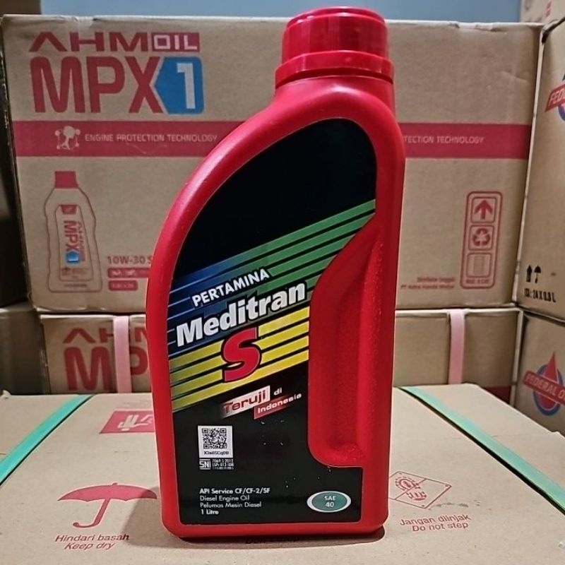 Oli Meditran S SAE 40 1Liter/Oli Mesin Diesel