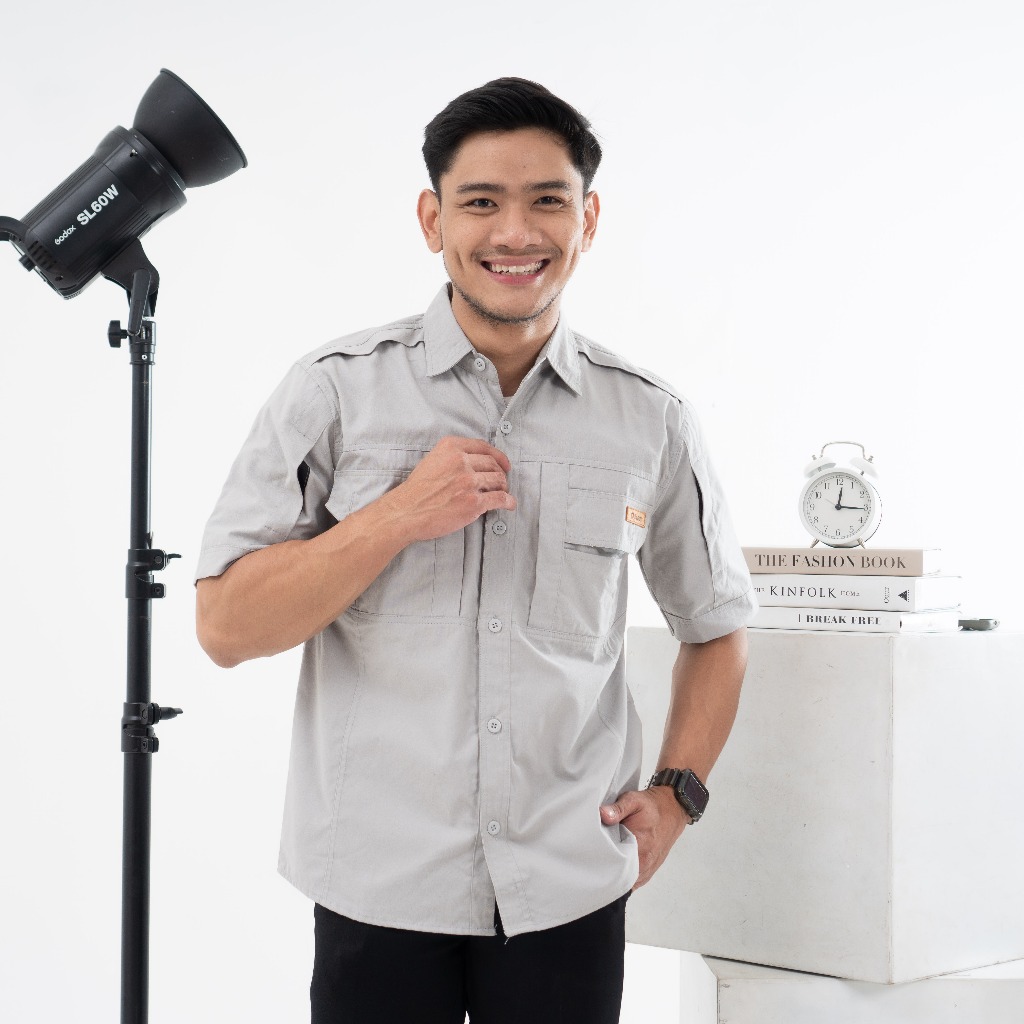 Kemeja Tactical / Kemeja Tactical Pria / Kemeja Tactical Lengan Pendek / Kemeja Pria / Baju Tactical