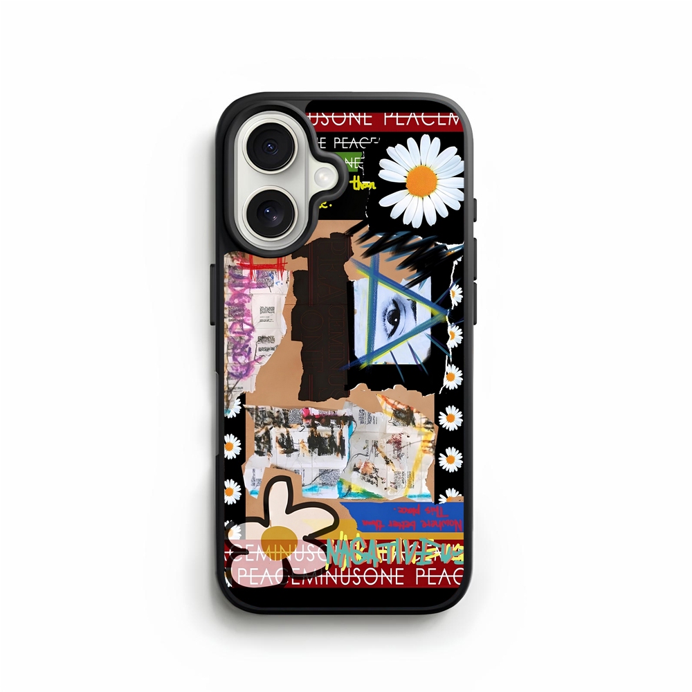 Case Iphone 16 16e 15 14 13 12 11 X Xs Xr SE 8 7 6 5 Pro Max Mini Plus Casing PEACEMINUSONE PARANOIS