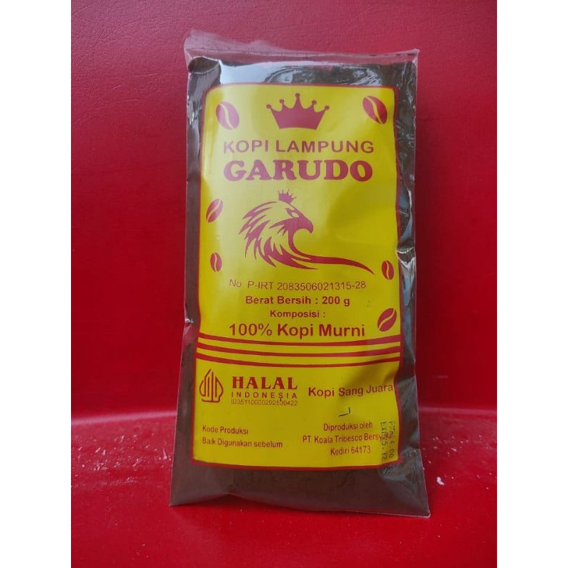 

Kopi Garudo 200gr Drak roasted Been Grade 1