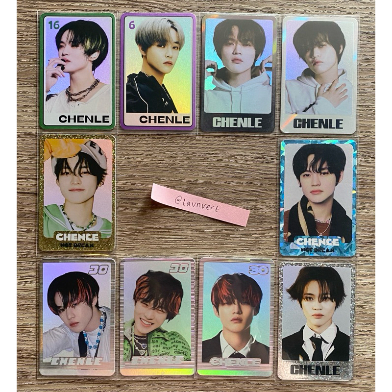 READY STOCK STC CHENLE special trading card nct dream glitch mode candy istj the dream show photocar