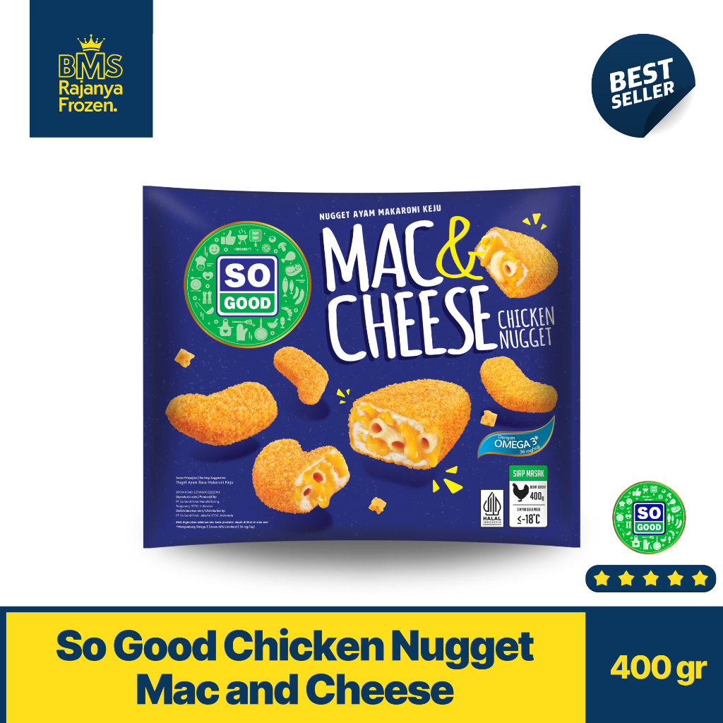 

So Good Chicken Nugget Mac and Cheese 400gr