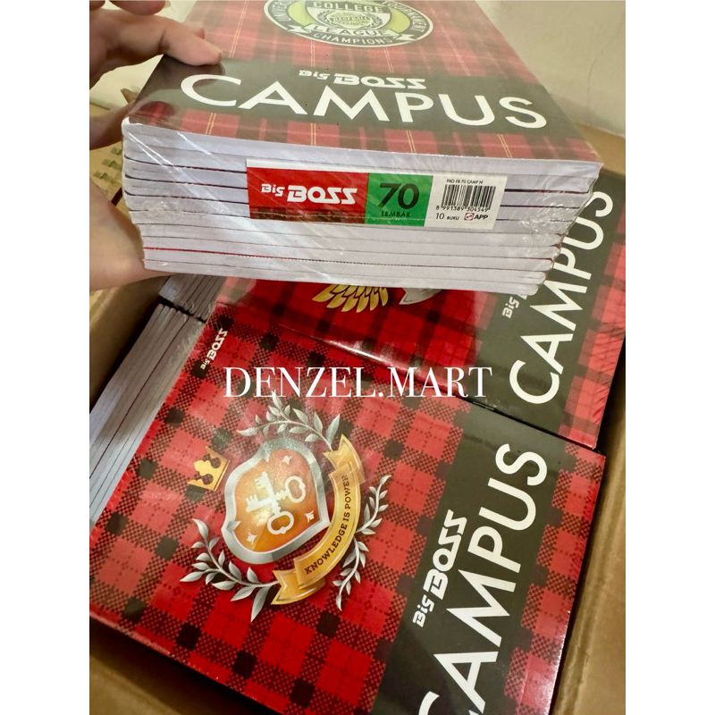 Buku tulis campus BIG BOSS isi 70 lembar 1 pak 10 buku