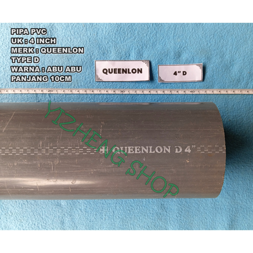 Pipa PVC 4 INCH TYPE D QUEENLON ABU-ABU