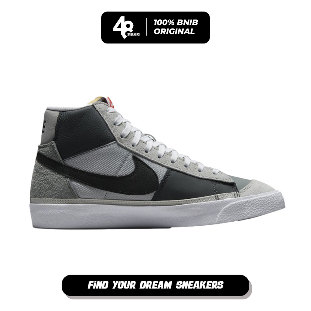 Sepatu Pria Nike Blazer Mid '77 Pro Club Grey (DQ7673-002) Original