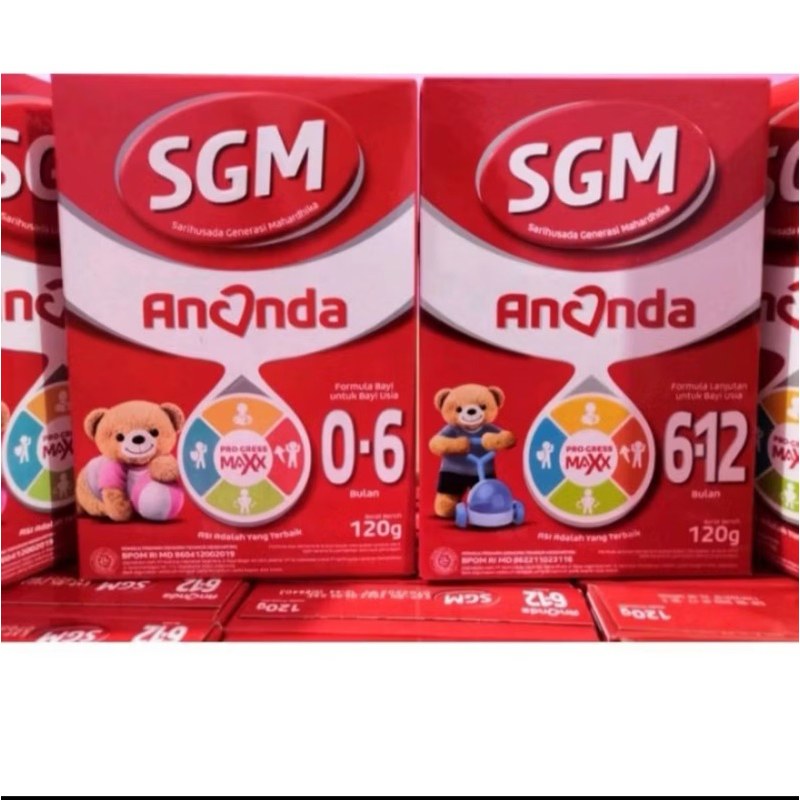 susu formula bayi SGM usia 0-6 bulan berat 120 gr
