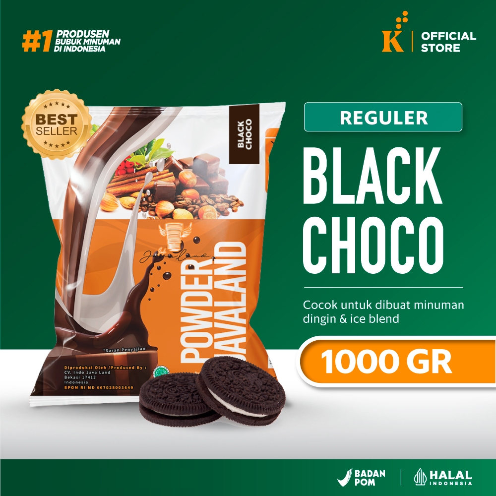 

Bubuk Minuman Bubble Powder Drink Rasa Black Choco Javaland 1 kg