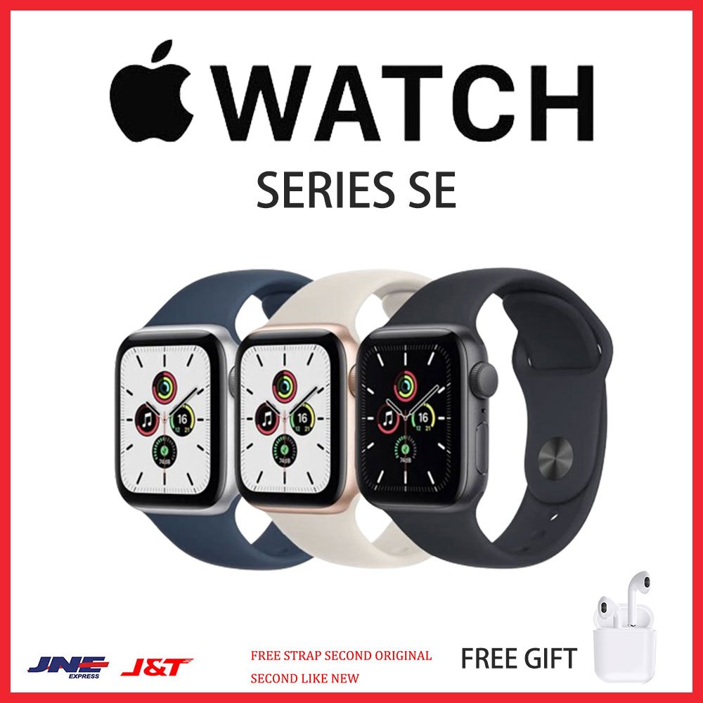 APPLE WATCH SERIES SE GEN 1 UNIT BERGANRANSI INTERNASIONAL SECOND ORI