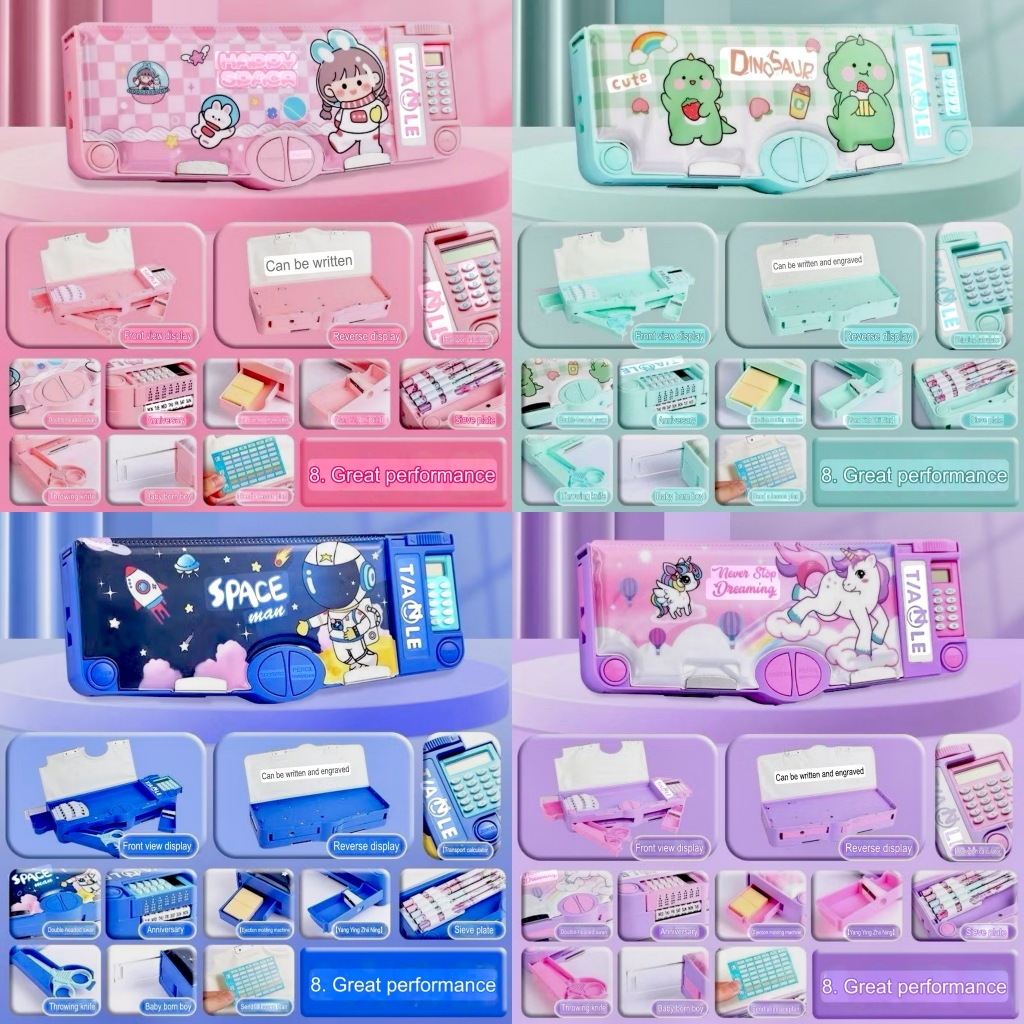 

Kotak Pensil Anak Kalkulator Kotak Pensil 2sisi Serbaguna Kalkulator Kotak Pensil Mekanik