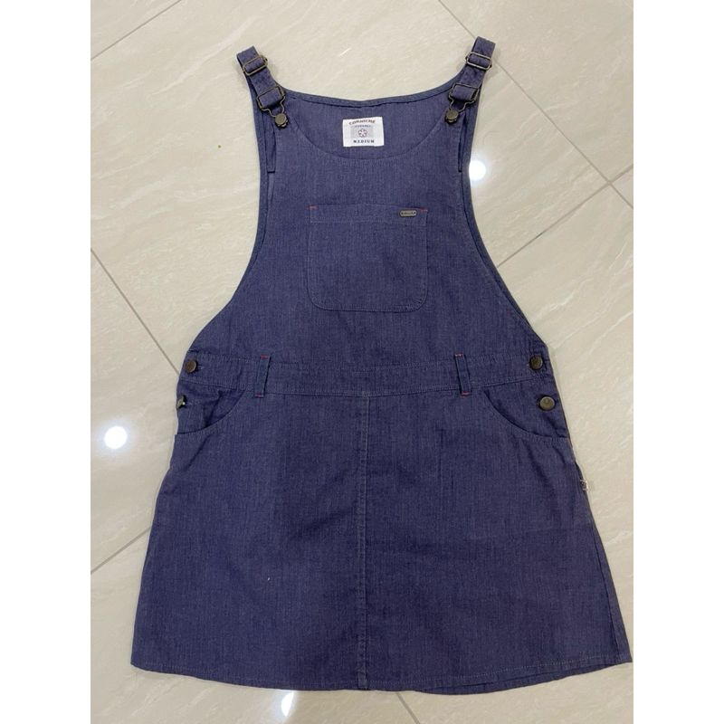 JUMPSUIT JEANS WANITA CORNICHE / ROK GANTUNG / BAJU KODOK WANITA / DRESS GANTUNG KODOK PRELOVED