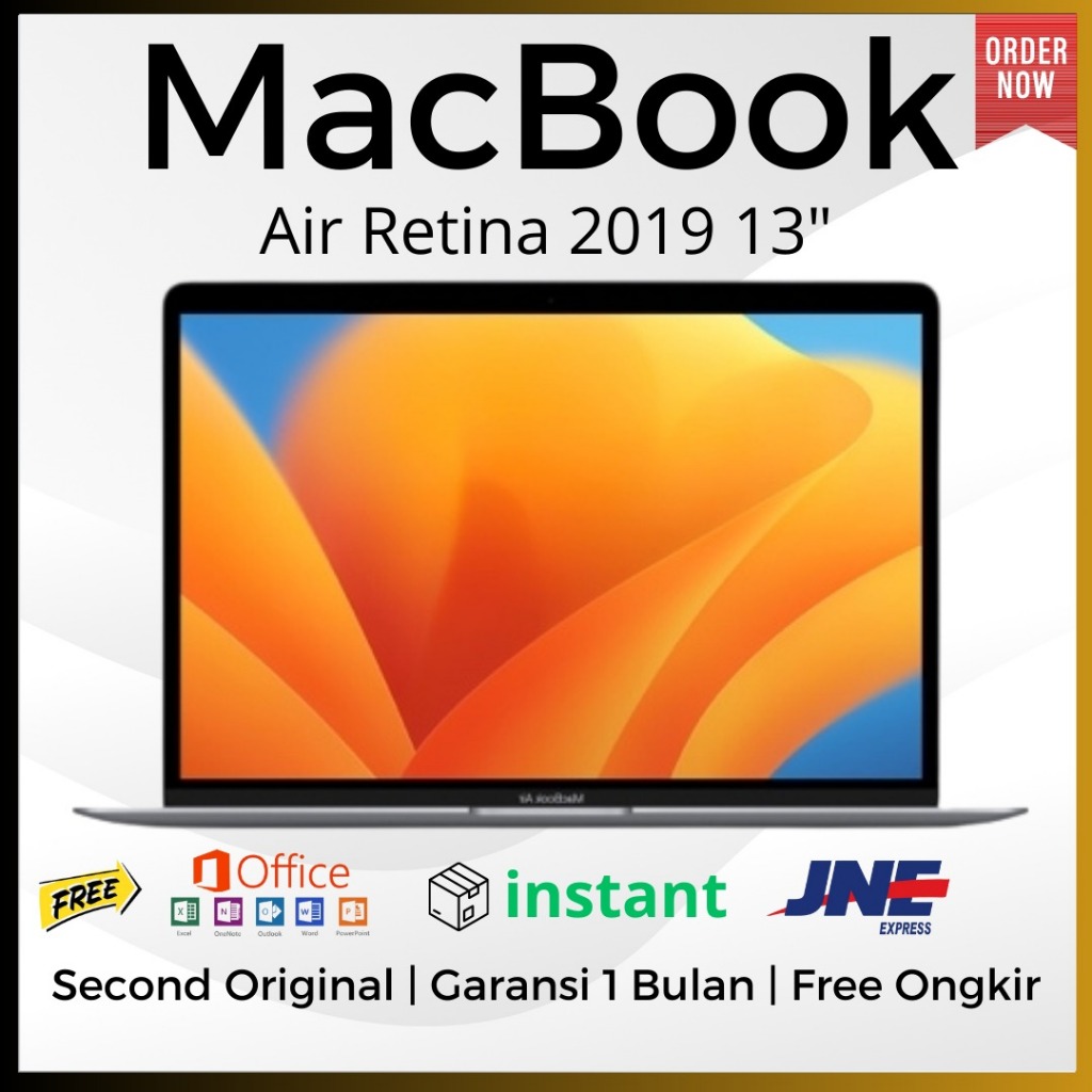 Macbook Air Retina 2019 13Inch Second Original