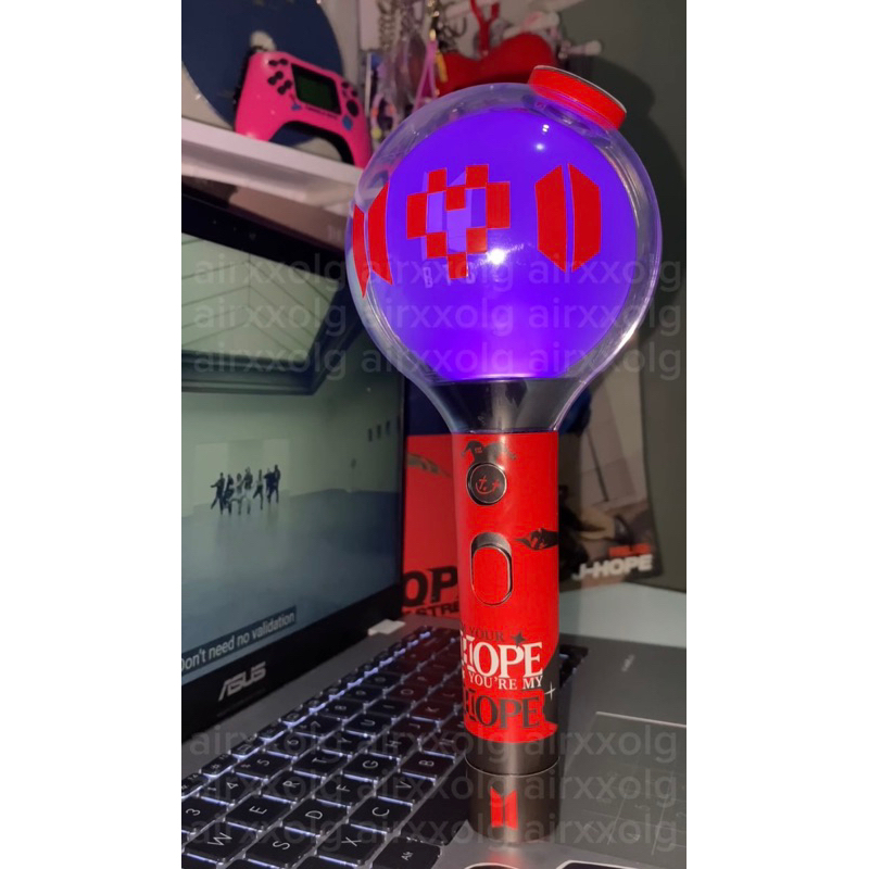 Skin Sticker decal Army Bomb | Hope on the Stage | sticker light stick BTS | Dekorasi Army Bomb Read