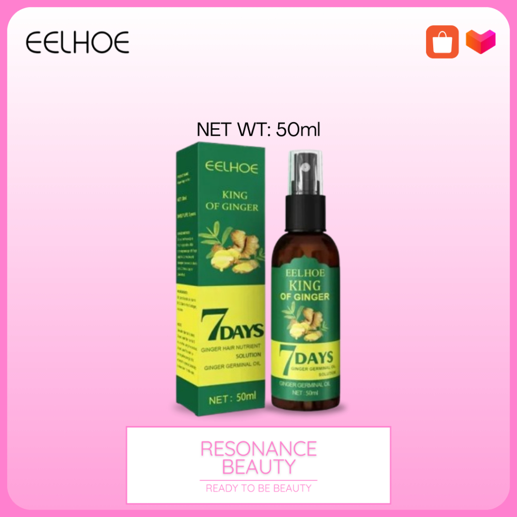 EELHOE Spray Penumbuh Rambut Minyak Germinal Jahe 50ml | Ginger Germinal Oil Hair Growth Spray | COD