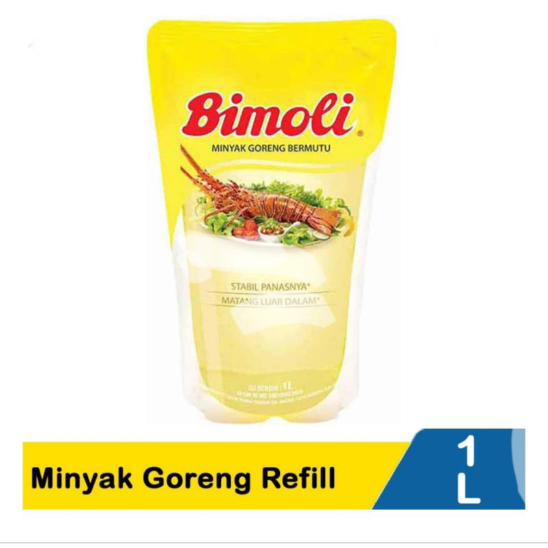 

Minyak goreng refil Bimoli 1 Liter