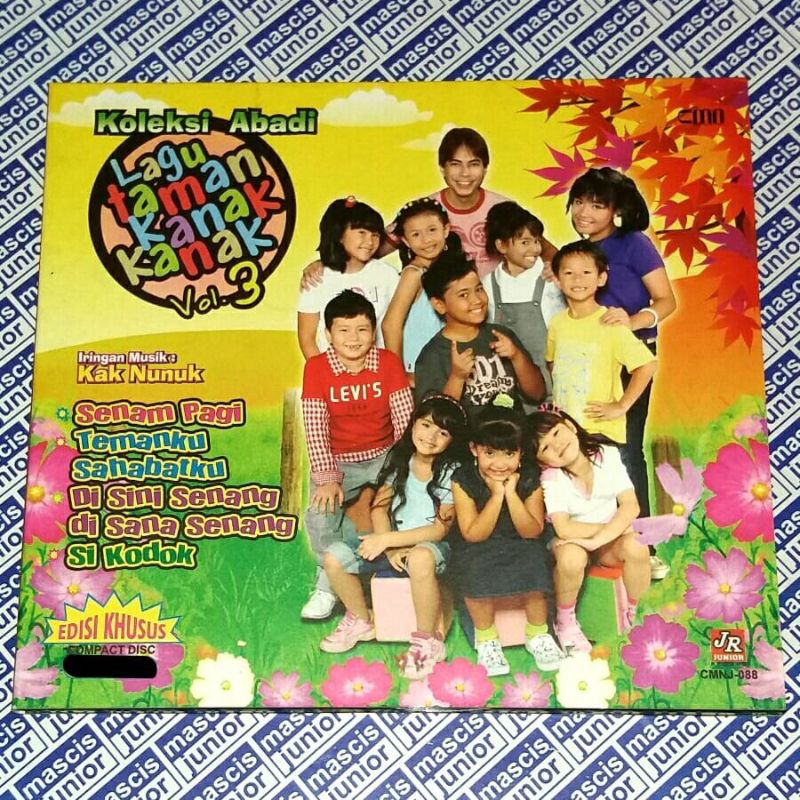 CD Koleksi Abadi Lagu Taman Kanak Kanak Vol 3 bersama Kak Nunuk