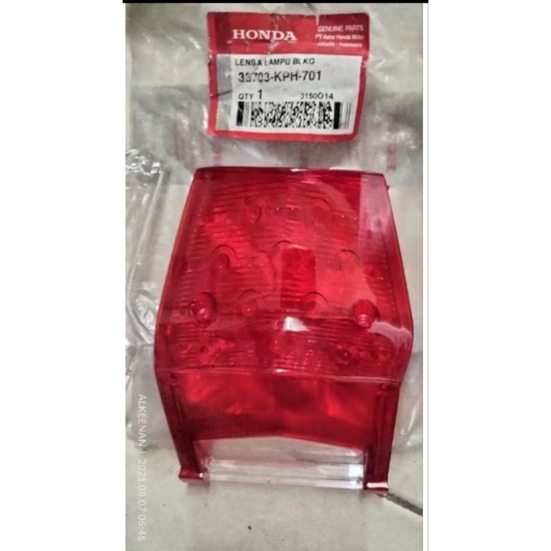 mika lampu  stoplam belakang Honda Supra x 125 old lama karbu original AHM 33703 kph 701
