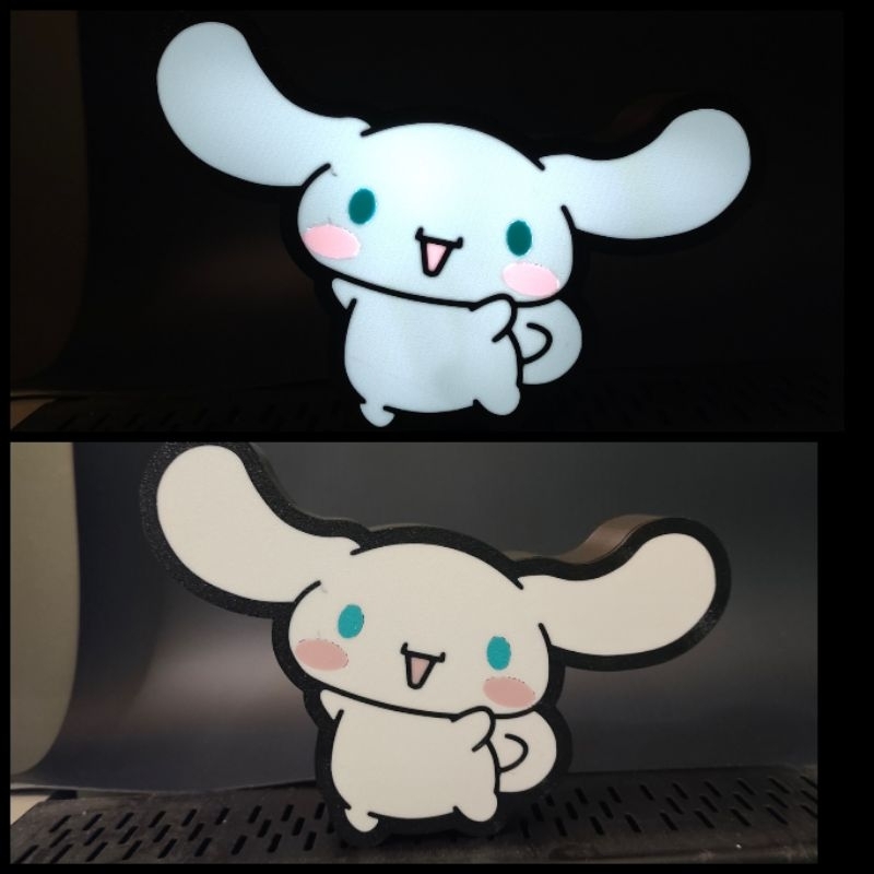 Lampu Cinnamoroll, lampu tidur Cinnamoroll, Lampu Dekorasi Cinnamoroll, lampu dinding Cinnamoroll, l