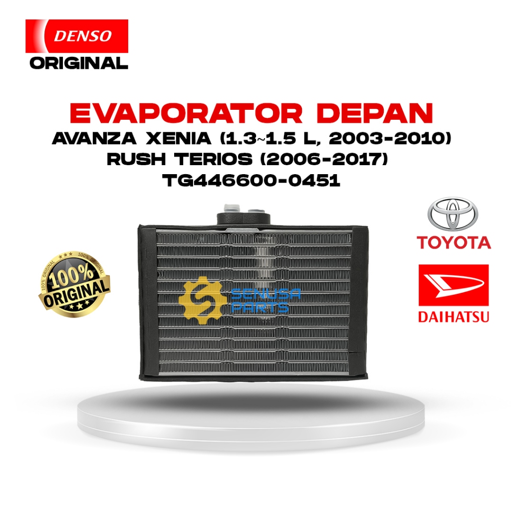EVAPORATOR DEPAN AC AVANZA RUSH TERIOS XENIA DENSO T446600-0451