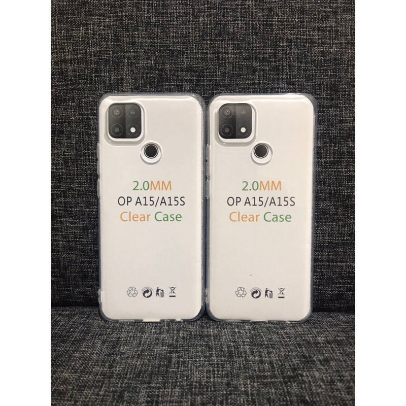 Soft Clear Case Untuk OPPO A15, OPPO A15S