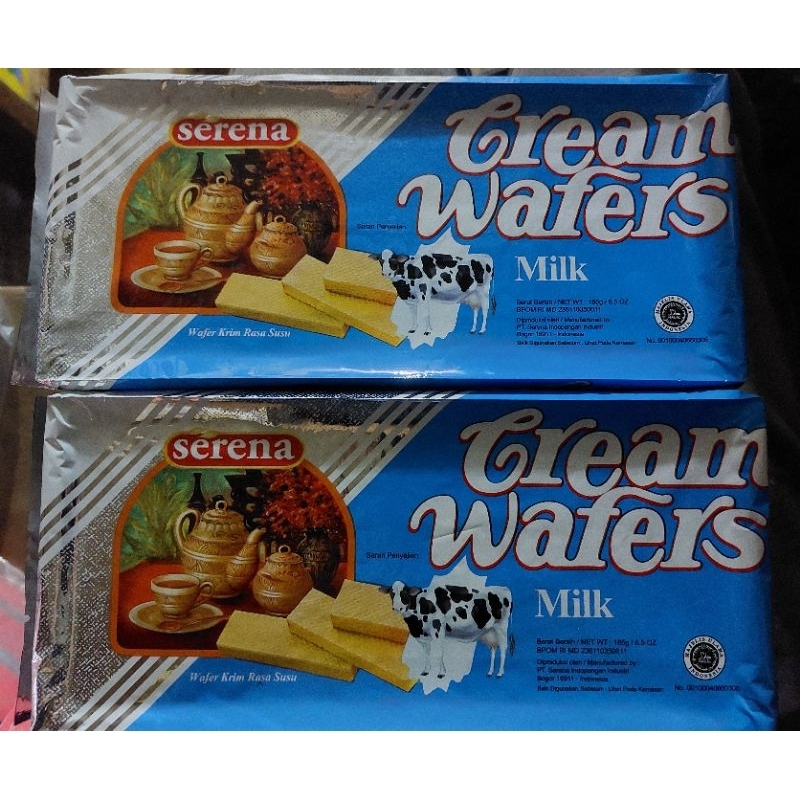 

pekanbaru / serena cream wafers milk susu wafer biskuit biscuit snack