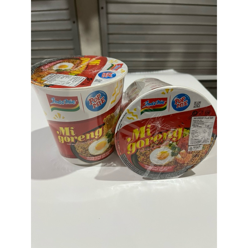 

indomie goreng pop mie