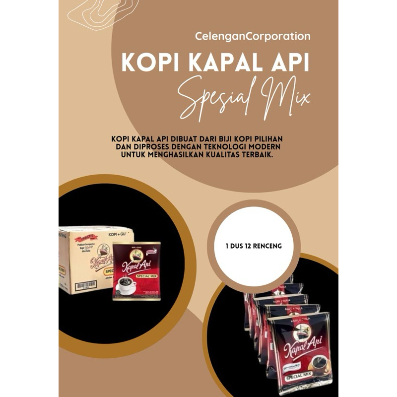 

Kopi Kapal Api Spesial Mix 1 Dus 12 Renceng (23gr)