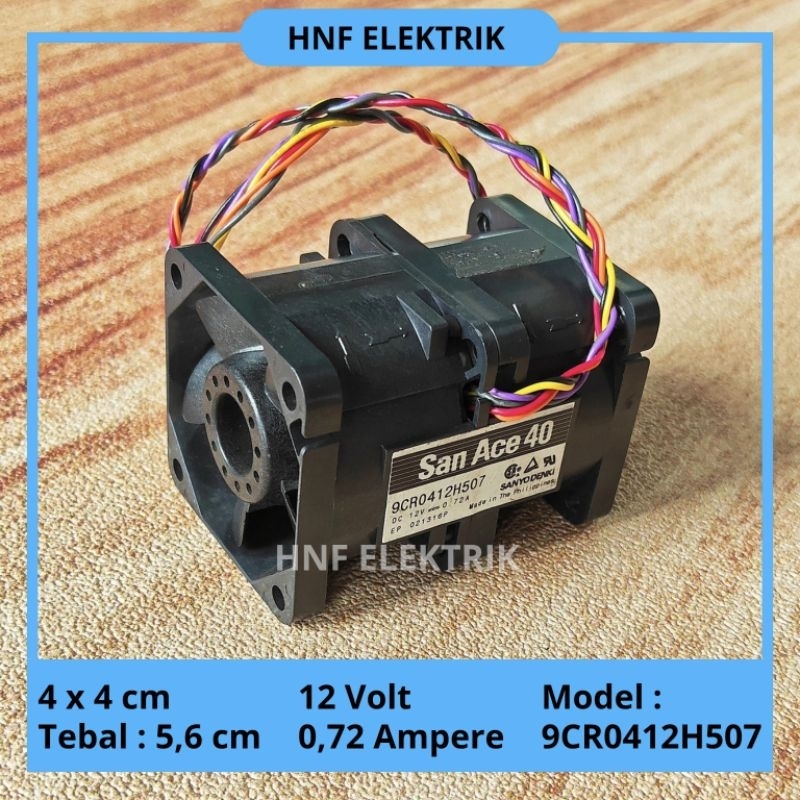 Kipas DC Double High Speed 4 x 4 cm 12V 0,72A Kipas 4cm 12volt 0.72ampere