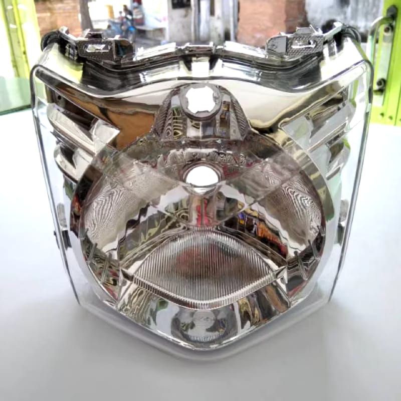 Reflektor set plus mika lampu depan beat karbu tahun 2008-2012