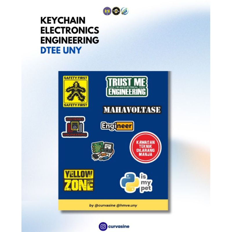 

Stiker Pack Electronic Electrical Engineering DTEE UNY