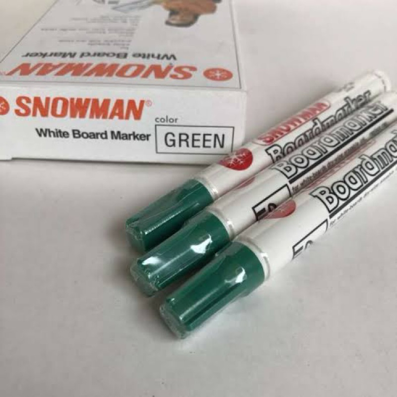 

Snowman Spidol Whiteboard Hijau Spidol / Spidol Whiteboard Snowman
