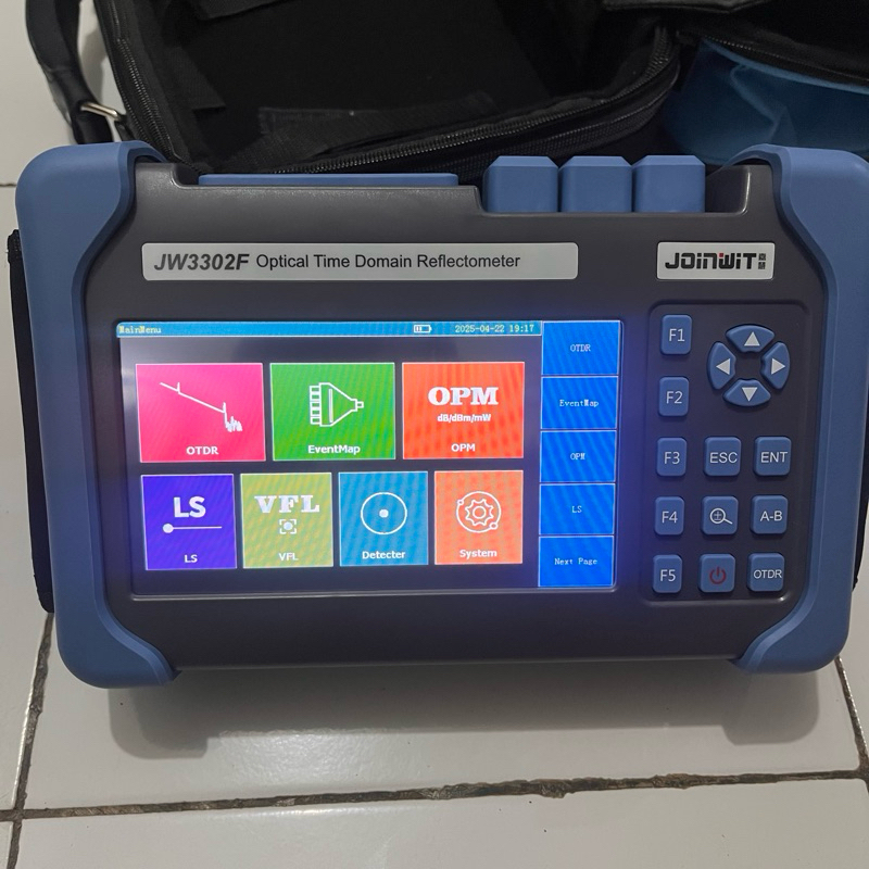 JOINWIT OTDR JW3302F / Alat Uji Fiber Optik 1310/1550nm, 45dB, VFL & OPM | Optical Time Domain Refle