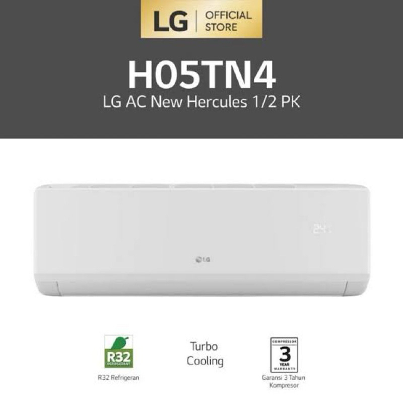 Ac LG 1/2 pk ac lg h05tn4