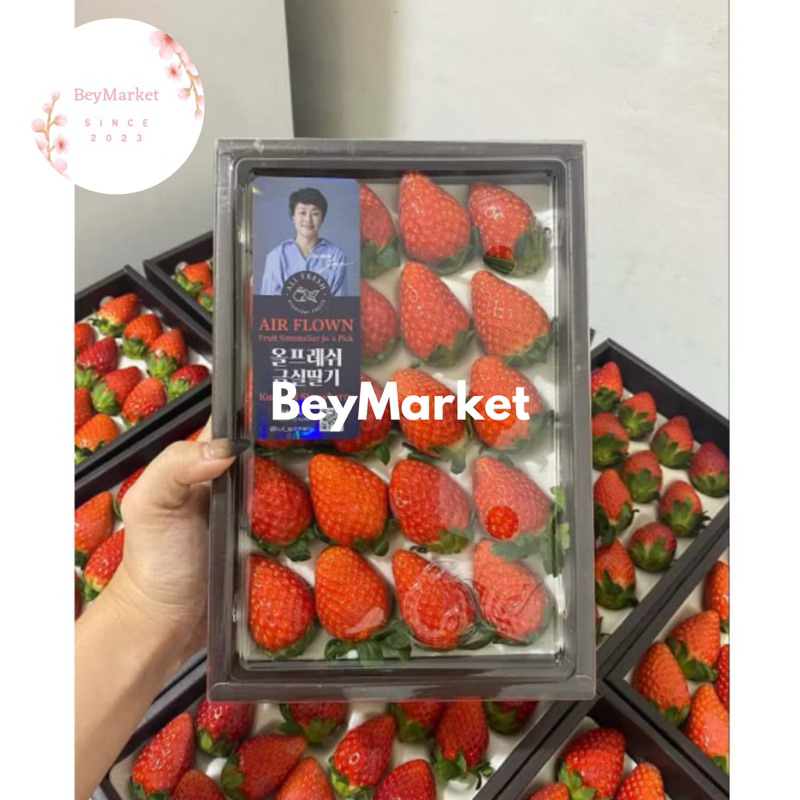 

Strawberry Korea Ahjumma Airflown 420g | Pack