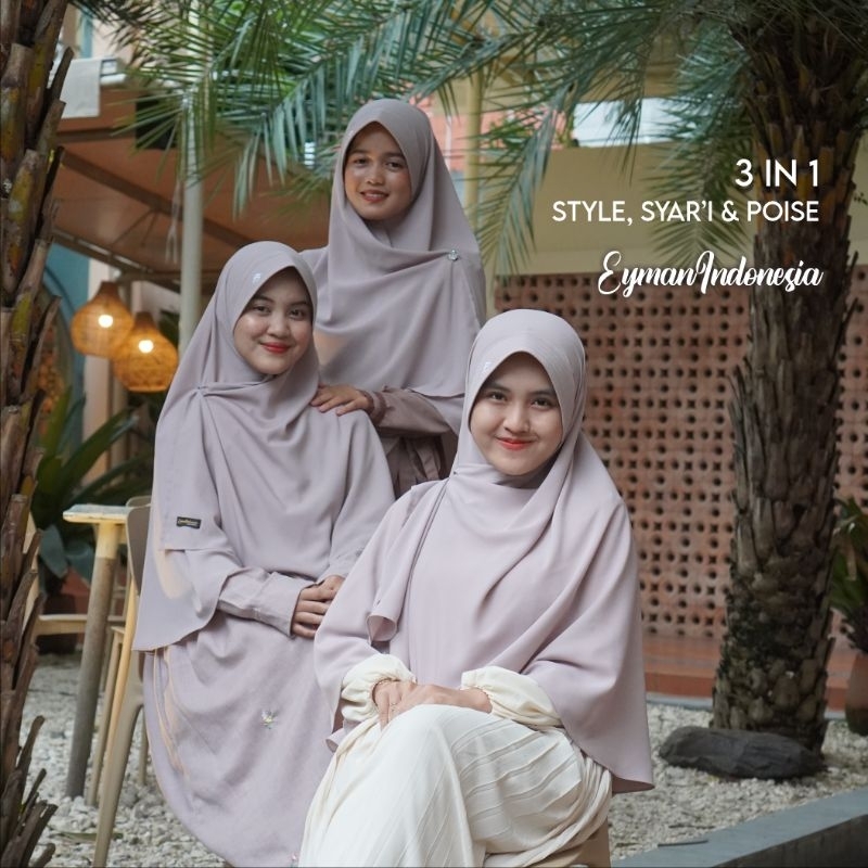 Hijab Instant Exclusive | Ivory | EymanIndonesia | Hijab Style, Syar'i & Simple