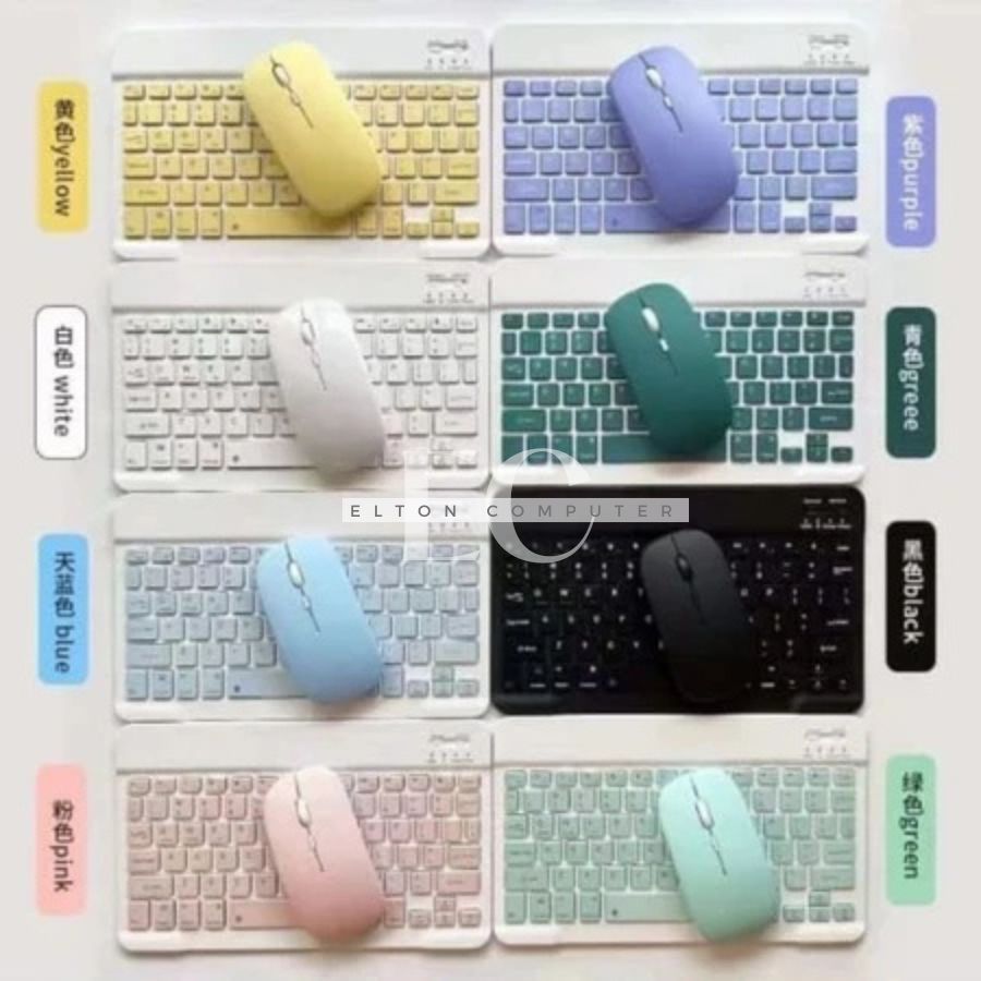 Keyboard Mouse Slim Bluetooth / Keyboard Mouse Wireless Bluetooth for Android ios windows / Keyboard
