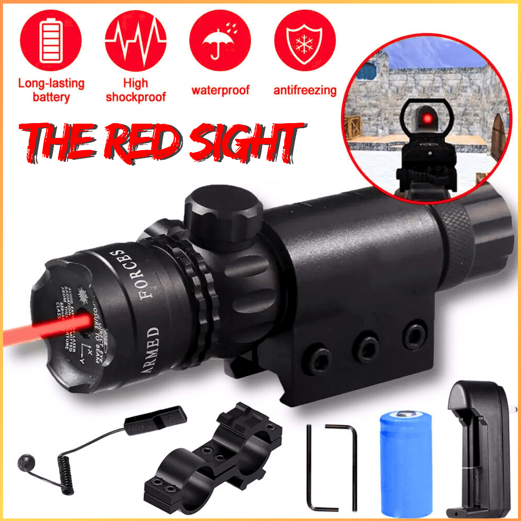 COD TaffLED Laser Senapan Anginn Merah Tembak Lengkap Siang Malam Jarak Jauh Pcp Berburu Burung JG2