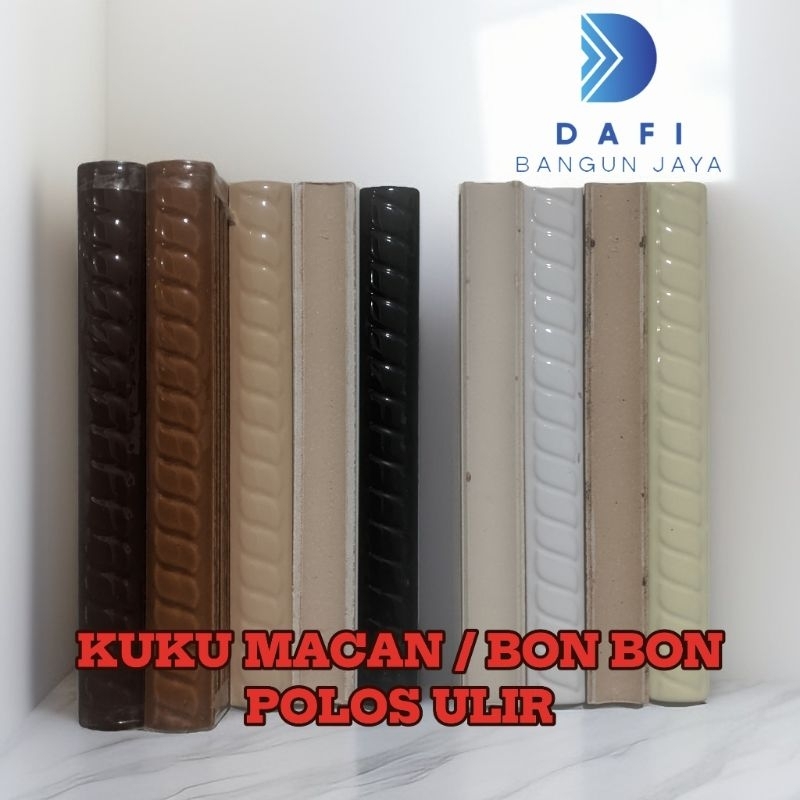 Kuku Macan Ulir Polos 20 cm / Bon Bon Lis Keramik/Granit Berkualitas / Bonbon 20cm Cantik Kekinian